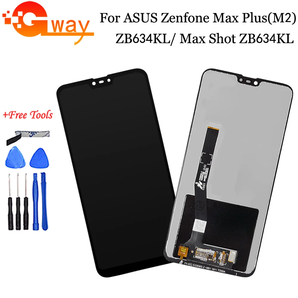 Новый ЖК-дисплей 6 26 ''для ASUS Zenfone Max shot ZB634KL сенсорный экран дигитайзер в сборе