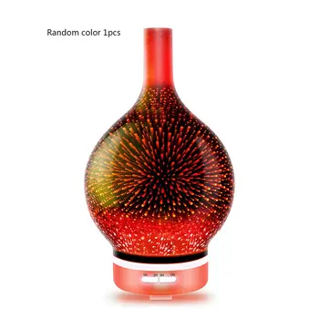

3d Glass Aromatherapy Humidifier Ultrasonic Air Humidifier Electric Mist Aromatherapy Machine with Remote Control
