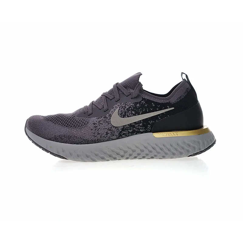 AQ0067-009 Аутентичные мужские кроссовки от Nike Epic React Flyknit, модные легкие удобные кроссовки для бега, амортизирующие, износостойкие, противоскользящие, AQ0067 - Цвет: AQ0067-009
