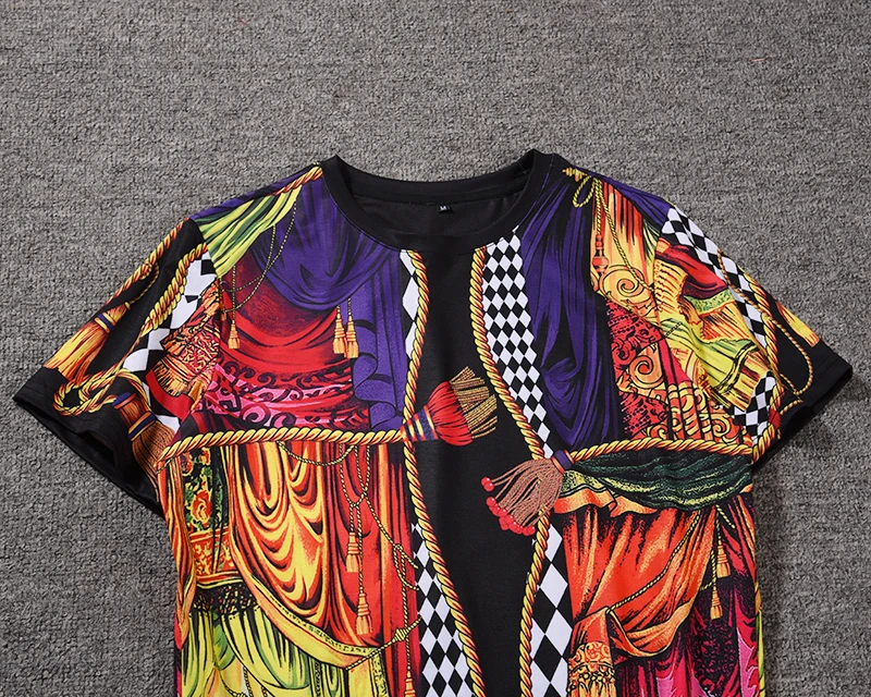 Новые роскошные брендовые Модные мужские футболки Harajuku короткий рукав с круглым вырезом забавные хип хоп топы футболки летняя одежда M до XXXL