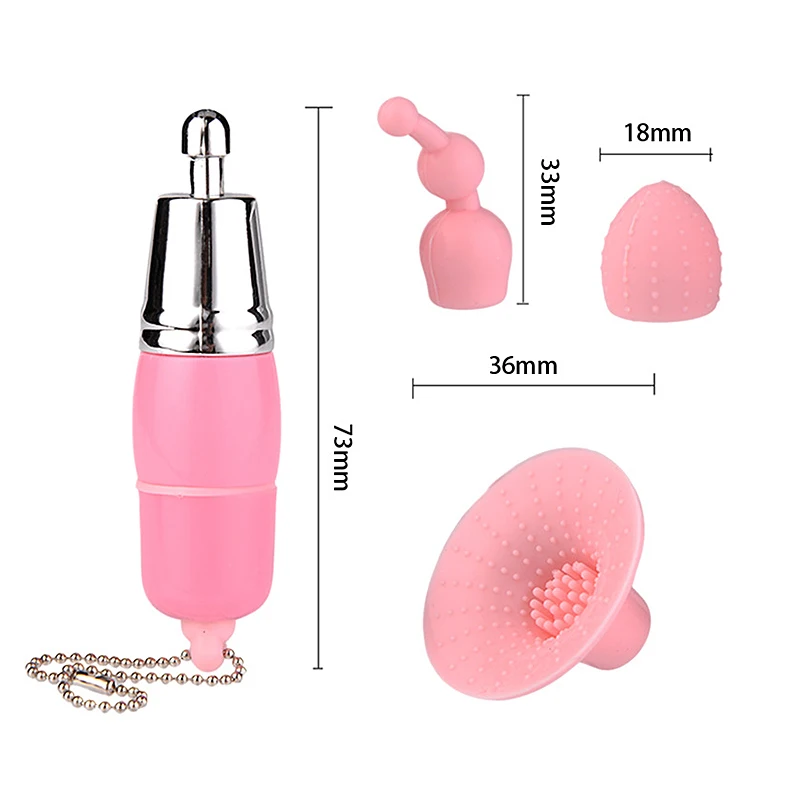 Mini 3 In 1 Vibrator Clitoris Stimulator G Spot Masturbation Nipple Stimulation Massager Adult Sex Vibrator