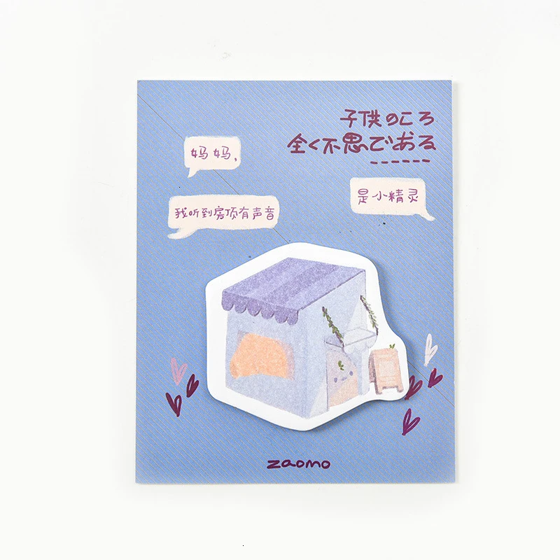 Красочные Kawaii блокнот для заметок милый мультфильм липкие заметки украшения офиса планировщик студенческий блокнот школьные принадлежности 02148