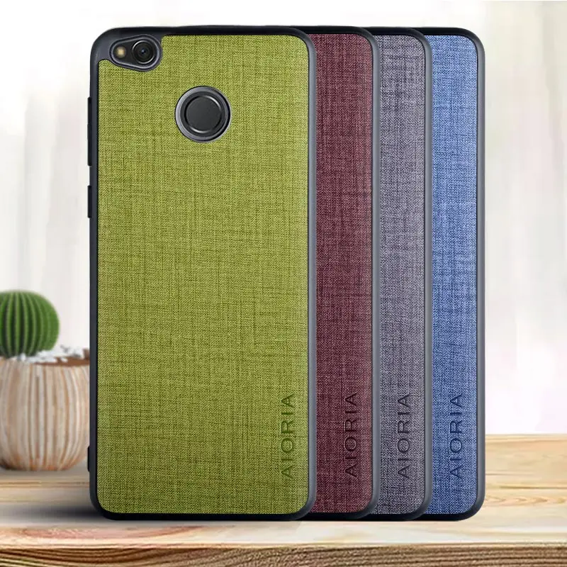 Чехол для Xiaomi Redmi 4X чехол с перекрестным рисунком из искусственной кожи мягкий
