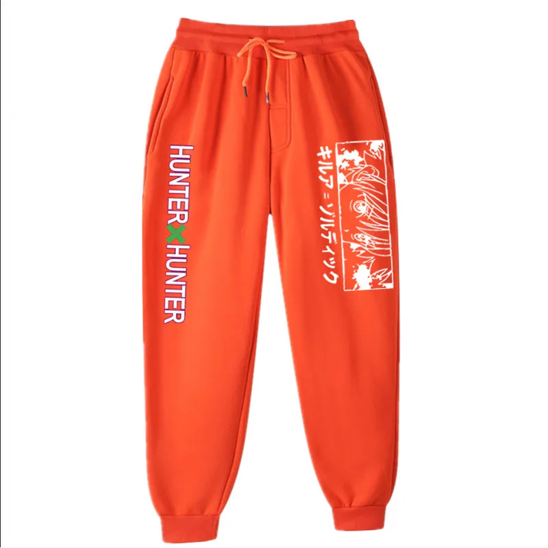 old navy sweatpants Japan Anime Hunter x Hunter Print pants Men's Sweatpants Joggers Lounge Pants Pockets Outdoor Hiking Running Trousers SweatpantS mens jogging bottoms Sweatpants