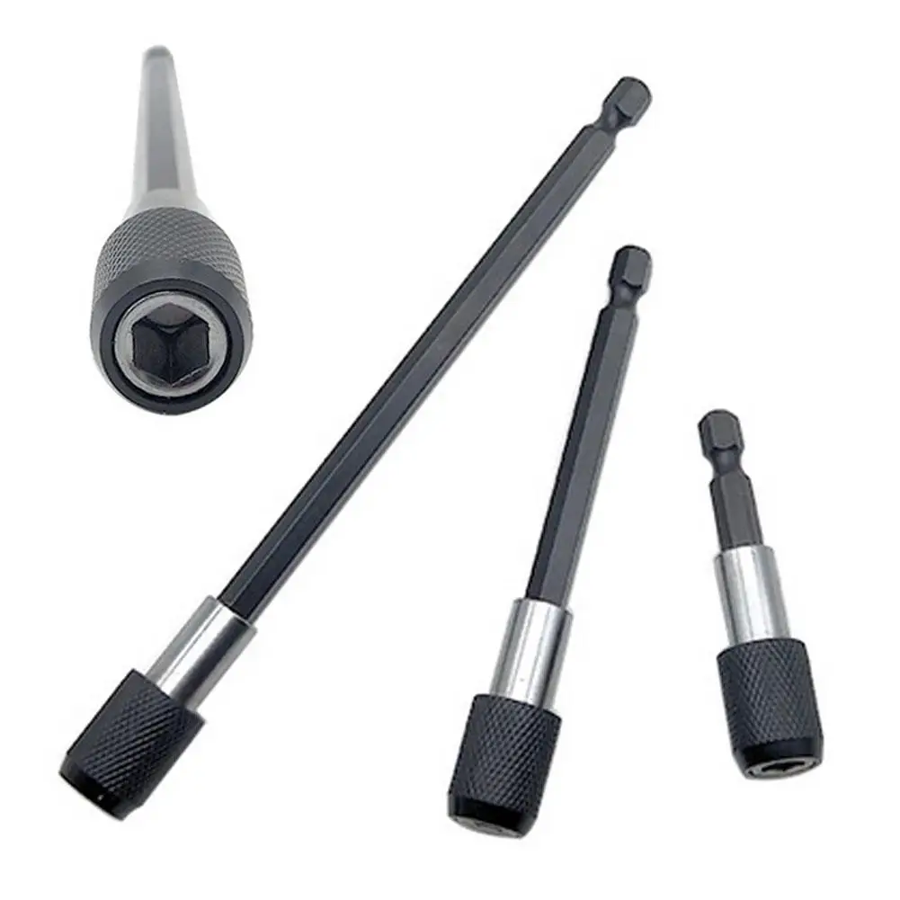 

60/100/150mm 1/4 Inch Hex Shank Bit Magnetic Quick Release Screwdriver Drill Bit Holder Extension Adapter Head for Repair hot s