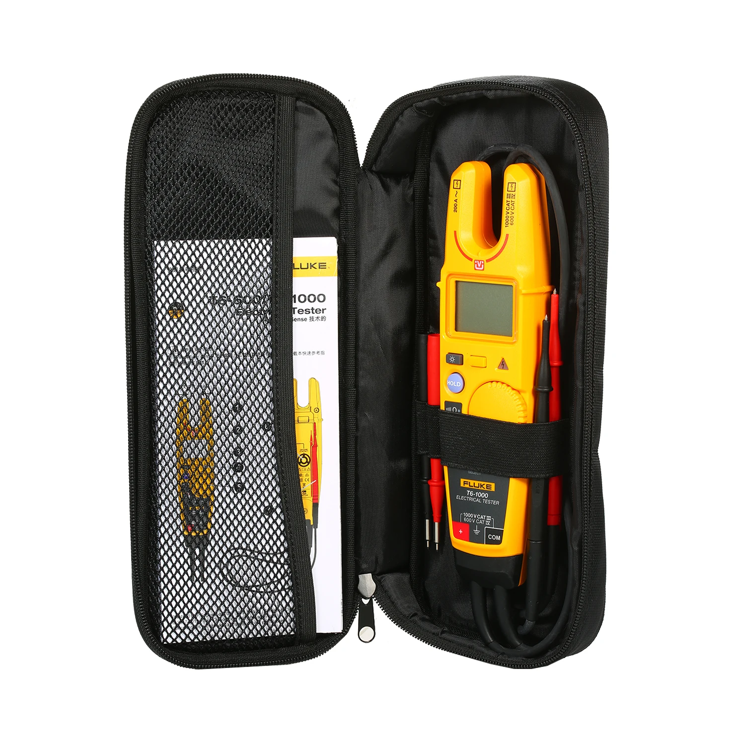 FLUKE T6-1000 NCV клещи Цифровой мультиметр зажим мультиметр Универсальный измеритель зажим True-RMS Электрический тестер