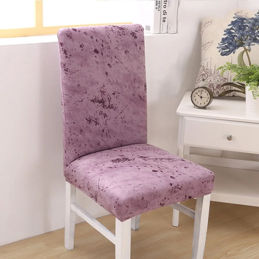Подушка Slipcover брызг чернил стрейч обеденный стул крышка машинная стирка ресторан для свадьбы банкетное сиденье - Цвет: 6