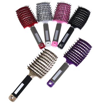 

1PC Women Hair Scalp Massage Comb Bristle Nylon Hair Brush Wet Curly Detangler Comb New