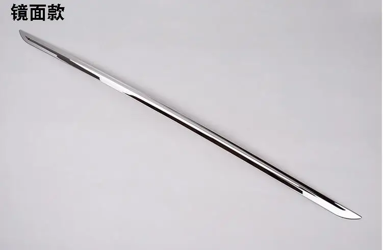 Car Door Moulding Trim For Toyota RAV4 2013 2014 2015 Tailgate Rear Door Bottom Cover Molding Trim Stainless Steel Back Door Trim Car Accessories