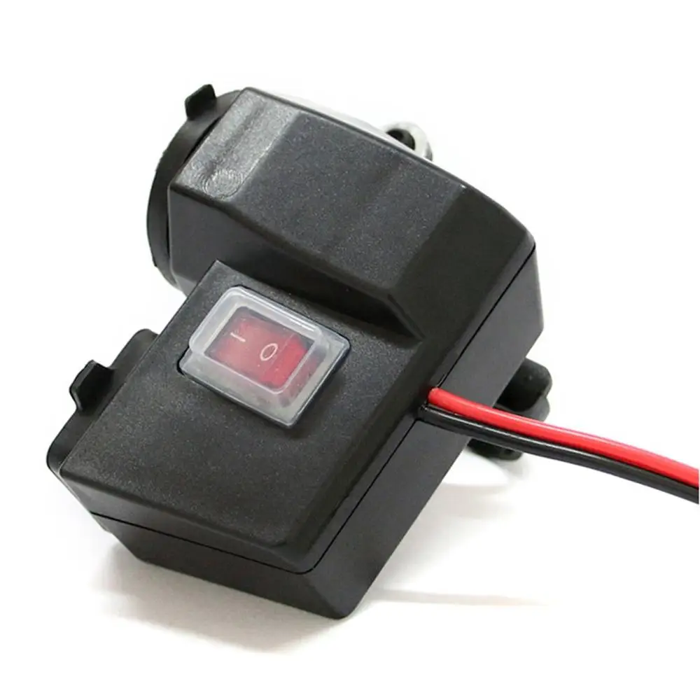 Водонепроницаемый мотоцикл двойной Usb прикуриватель мобильный телефон зарядное устройство двойной Usb с переключателем автомобильное зарядное устройство