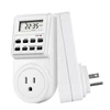 EUPlug Digital Weekly Programmable Electrical Wall Plug-in Power Socket Timer Switch Outlet Time Clock AC 220V 110V UK US FR BR 1