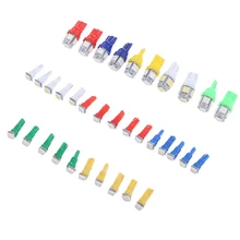 12V для выведения токсинов, 40 шт автомобиля тире светильник T5 T10 инструмент Панель кластера смешанные светодиодный светильник s