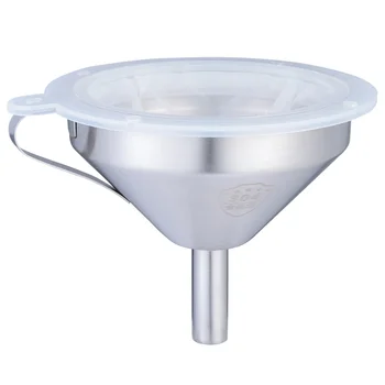 

2pcs Multifunctional Honey Strainer Tools Practical Fine Mesh Honey Filter Net Filter Tools Stainless Steel Funnel for Cafe Home