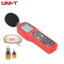 UNI-T UT352 Ручной цифровой измеритель уровня звука децибел измеритель шума Тестер нижний предел тревоги ЖК-дисплей подсветка AC/DC Выход подарок