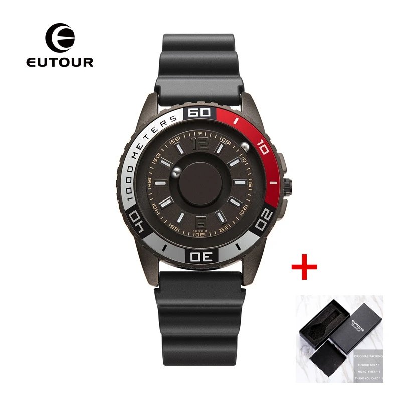 EUTOUR New innovative magnetic metal multi-function men's watch fashion sports quartz watch simple strap pilot EUTOUR New innovative magnetic metal multi-function men's watch fashion sports quartz watch simple strap pilot