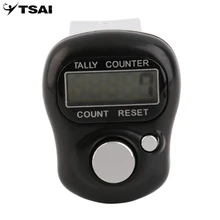Мини-разряд lcd электронный цифровой Гольф палец Ручной Tally Ряд Счетчик Черный Высокое качество