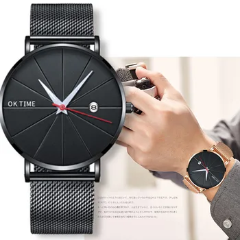 

Women's Watch Stainless Steel Mesh Creative Analog Quartz Watch Simple Student Watch Watch Women Female Clock Relogio Feminino