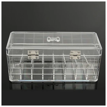 

24 Acrylic Makeup Lipstick Storage Display Stand Rack Holder Cosmetic Organizer