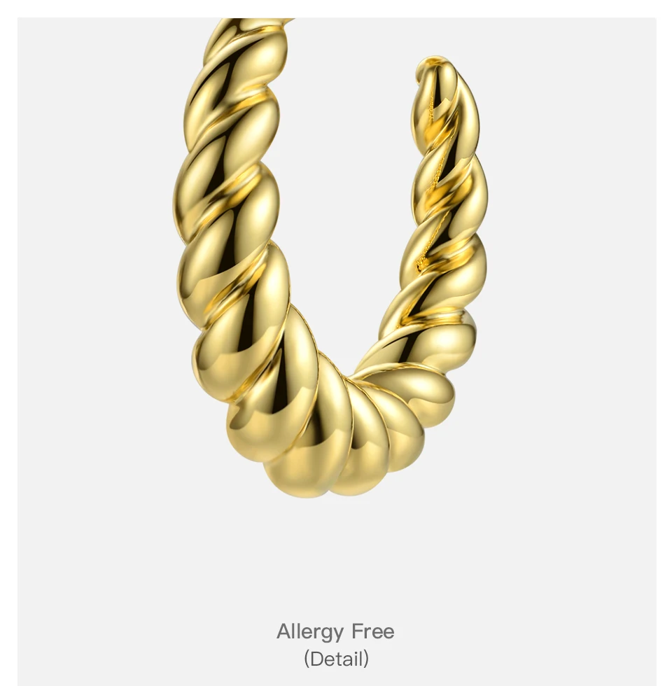 Enfashion чистая форма твист кольцо серьги круг маленький золотого цвета круглые обручи серьги для женщин ювелирные изделия Aros EF181082