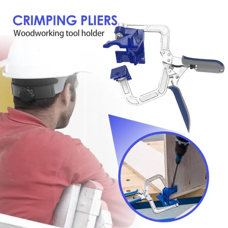 

90 Degree Right Angle Woodworking Clamp Picture Frame Corner Clip Hand Tool Clamps for Woodworking Tools 2019 New