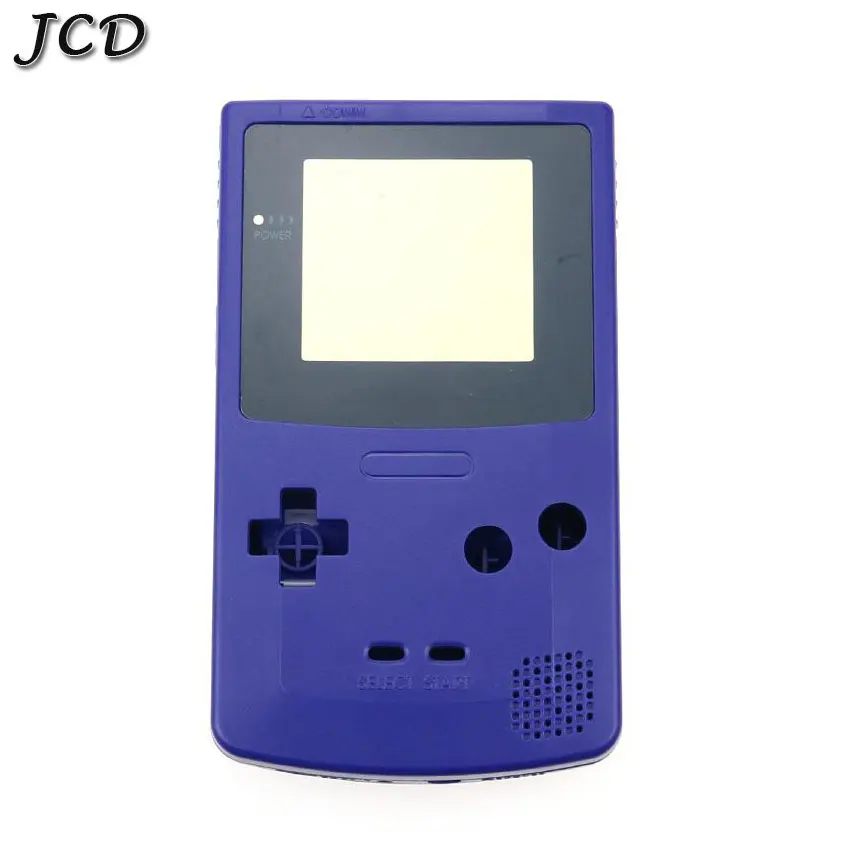 JCD полный корпус оболочка Крышка для nintendo Gameboy цвет для GBC Ремонт Часть корпус оболочка Пакет с кнопкой набор - Цвет: blue