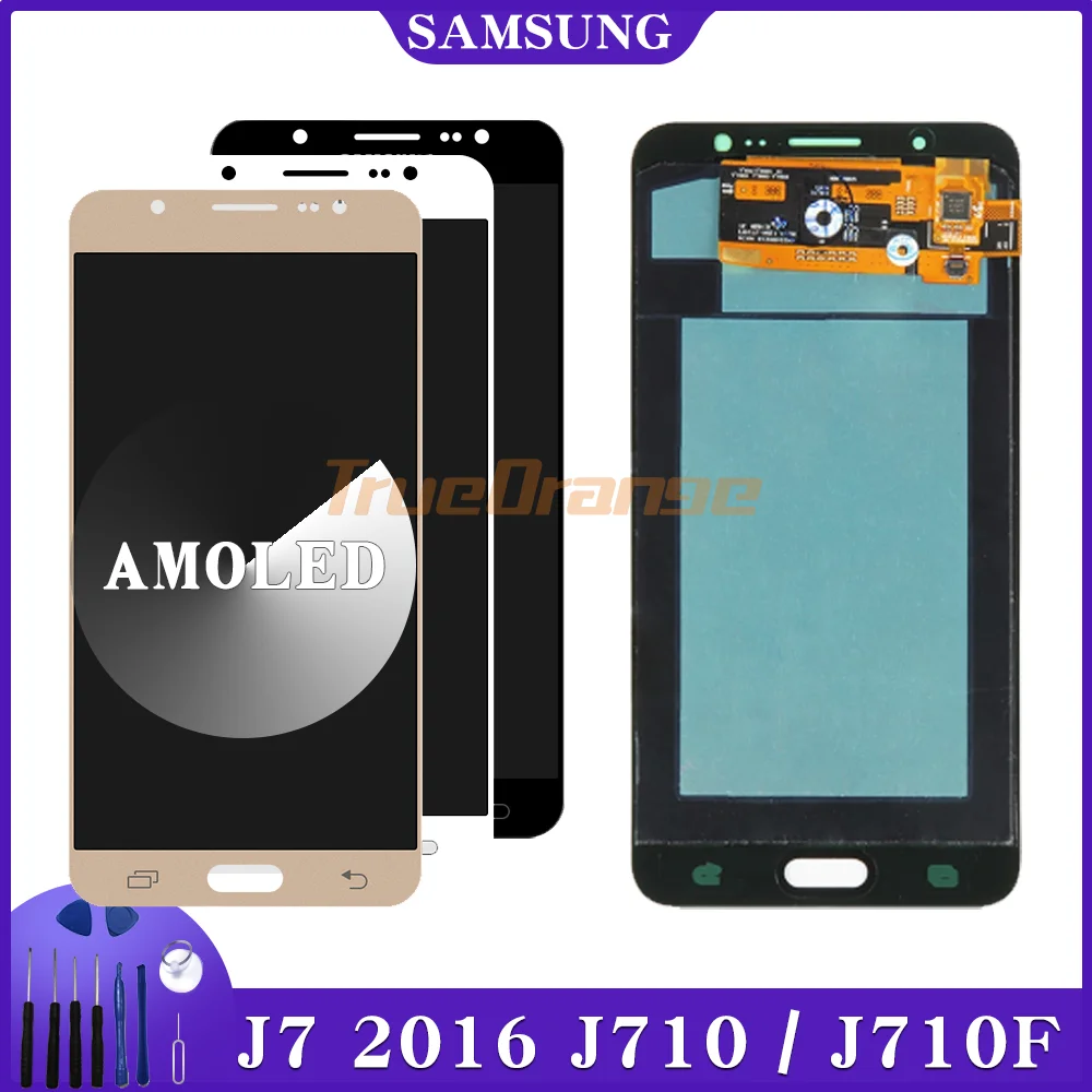 ЖК дисплей для Samsung Galaxy J7 2016 J710 SM J710F J710FN J710M J710H J710A DS сенсорный экран дигитайзер в