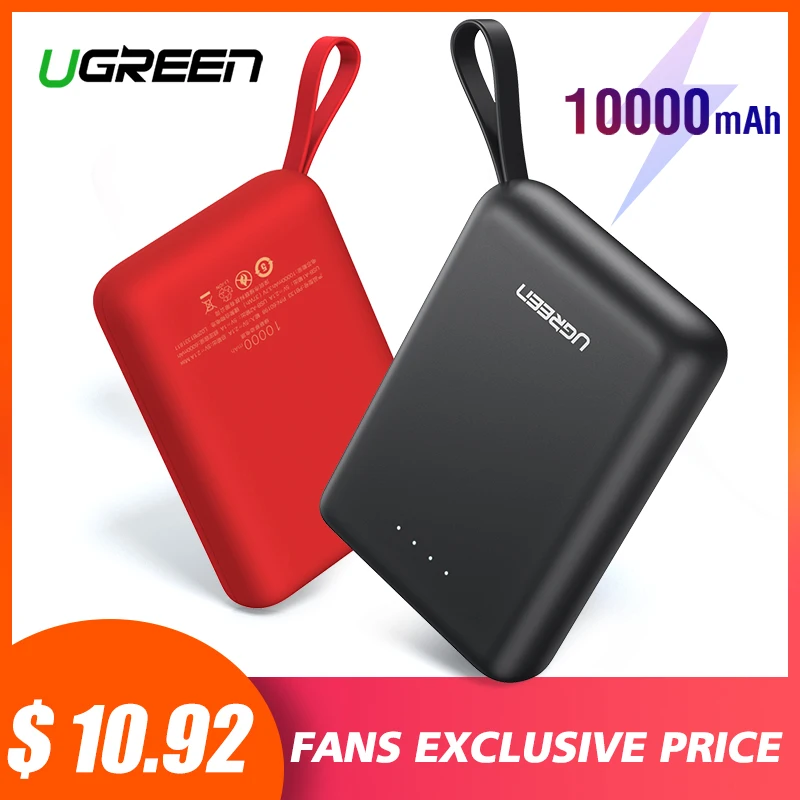 US $21.35 35% OFF|Ugreen Power Bank for Xiaomi Mini Pover Bank 10000mAh Portable External Phone Battery Charger for iPhone X Huawei P20 PoverBank-in Power Bank from Cellphones & Telecommunications on Aliexpress.com | Alibaba Group