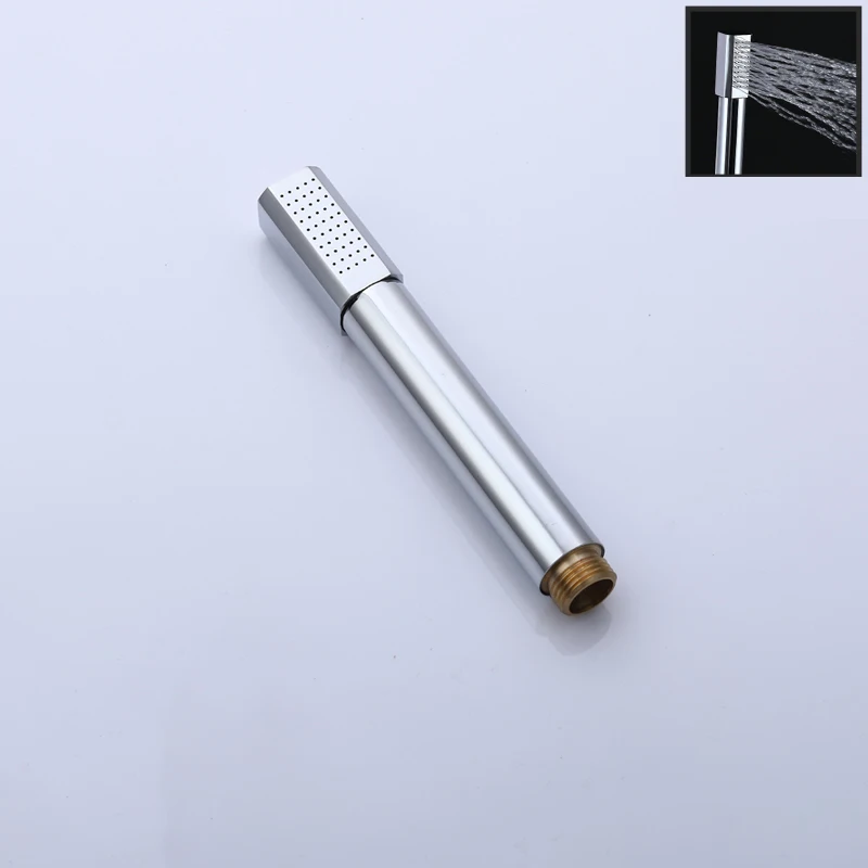 

solid copper round hand shower luxury batnroom rain Hand Shower Head Chrome finish