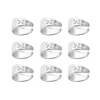 50pcs/lot 925 Sterling Silver Bale Pinch Clasp Silver Color Bail Pendant Connector for DIY Necklace Jewelry Making Findings ► Photo 3/5