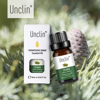

Unclin 10ml Cedar Pure Essential Oils Humidifie Diffuser Calmness Help Sleep For Aromatherapy Massage Body Aroma Essential Oil