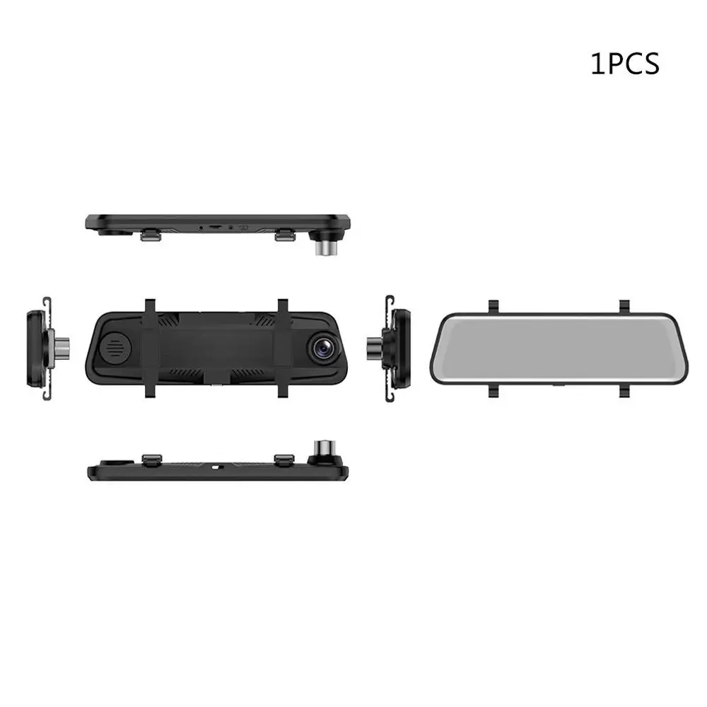 Minutes And Seconds Record True Hd Dual Lens Night Vision 10 Inch Full Screen Smart Rear View Telescopic Lens Recorder V21