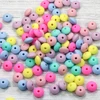 BOBO.BOX 50pcs Silicone lentil Beads 12mm Food Grade Silicone Baby Teething Products Chews Pacifier Chain Clips Baby Teethers ► Photo 2/6