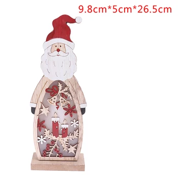 

Christmas Snowman Elk LED Lights Santa Claus Merry Christmas Decorations