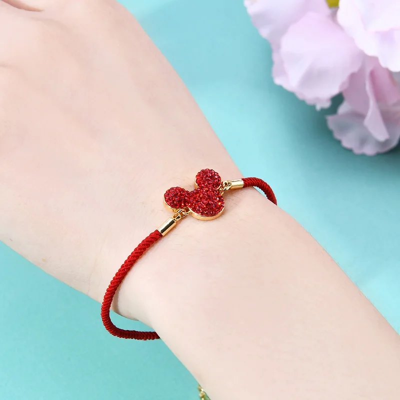 Korean Fashion Adjustable Cute Mouse Woman Bracelets Luxury Charms Cubic Zirconia Bracelet Accessories for Wedding Jewelry Gift bracelet jewelry