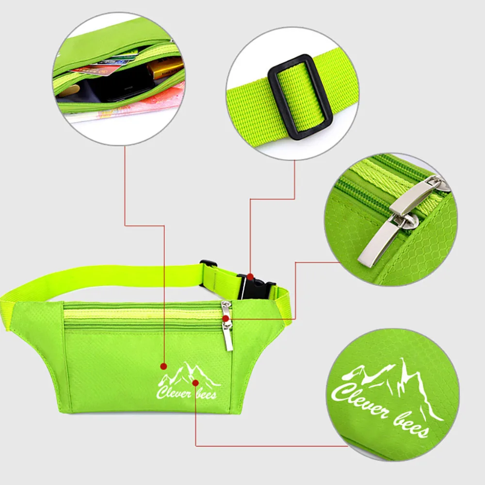 Mini Shoulder Multi-Function Mobile Phone Bag Outdoor Sports Bag Chest Bag #4S26 (10)