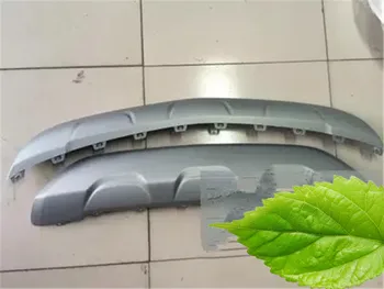 

ABS Front+Rear Bump ers Car Bumper Protector Guard Skid Plate for buick encore 2016 2017 2018 Car styling
