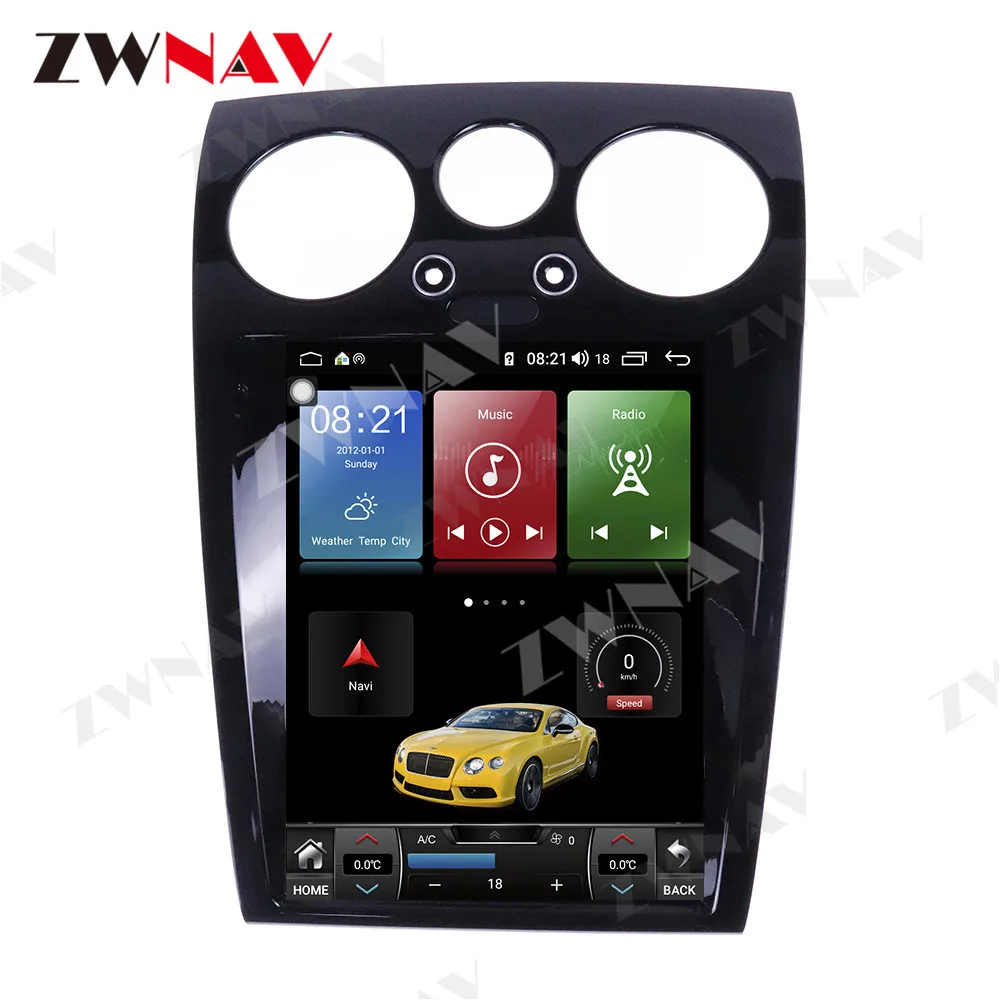 

12.1 inch Android 9 radio car multimedia For Bentley Flying Spur 2004-2011 GPS navigation radio stereo headunit