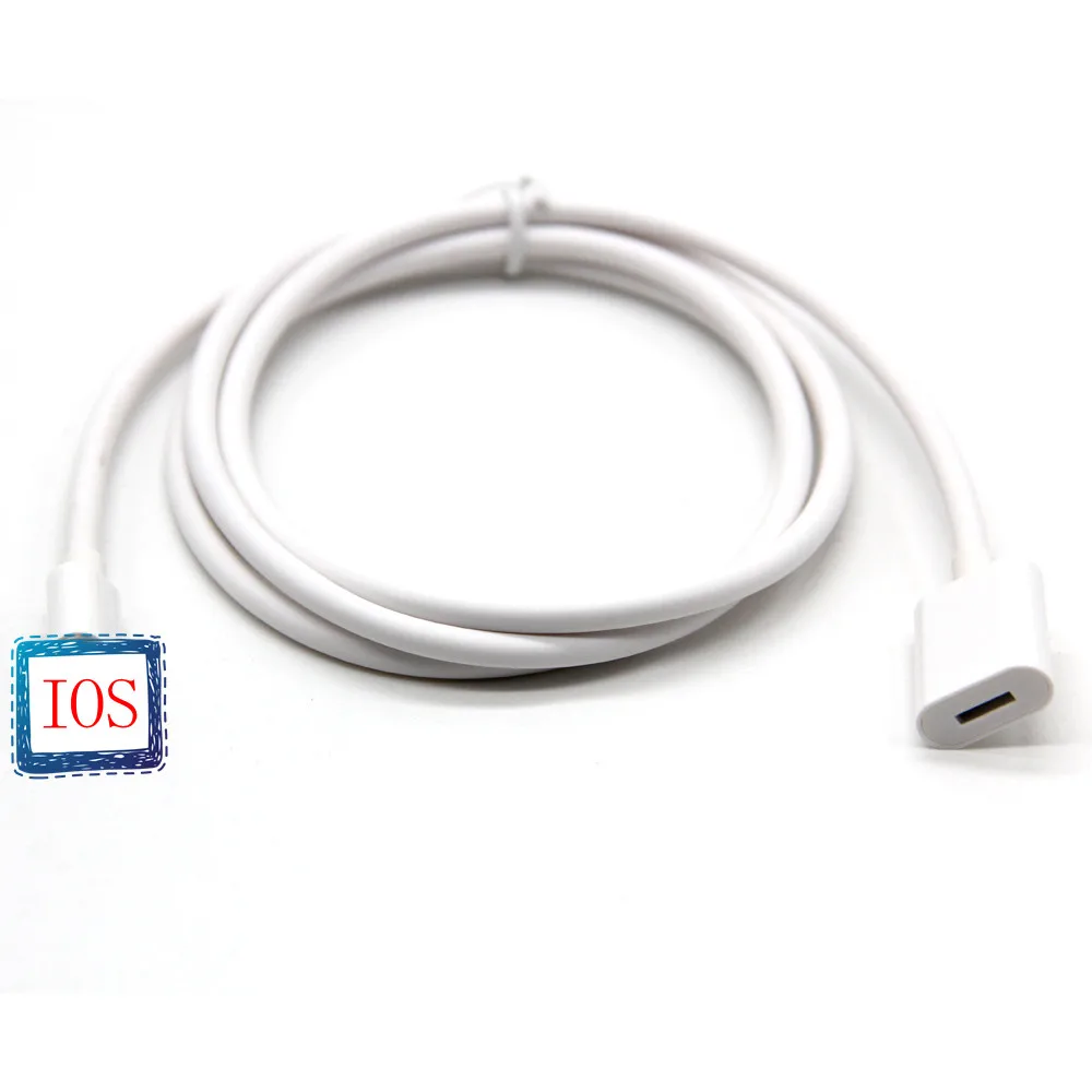 for Lightning Extension Cable Male to Female 8 Pin Charge Cable for