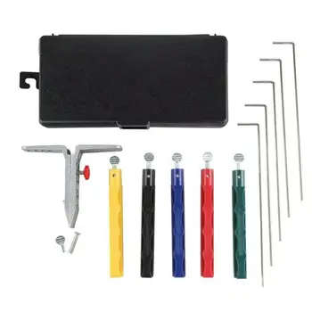 

Sharpener Deluxe 5 Whetstones Set Sharpening System Portable Durable Tool Fixed Angle Grinder Set