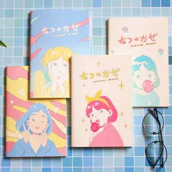 Carnet de notes mignon amour A5, papier brillant, Kawaii, Agenda, planificateur, carnet de croquis, cadeau pour fille 