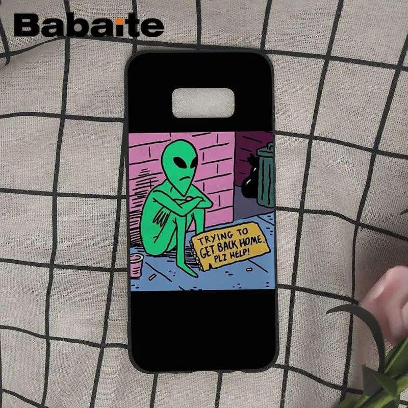 cartoon alien space