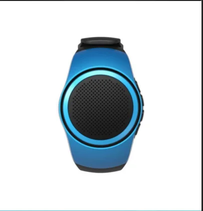 B20-watch-blue Портативные смарт-часы B20 с бесплатной доставкой, с будильником, музыкальные Спортивные Мини Bluetooth колонки, поддержка TF карты, FM радио, свободные руки - Цвет: B20-watch-blue