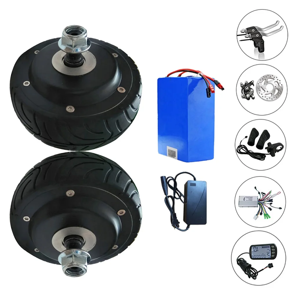 4 дюйма концентратор 24V 36V 250W BLDC мотор двойной привод Электрический велосипед