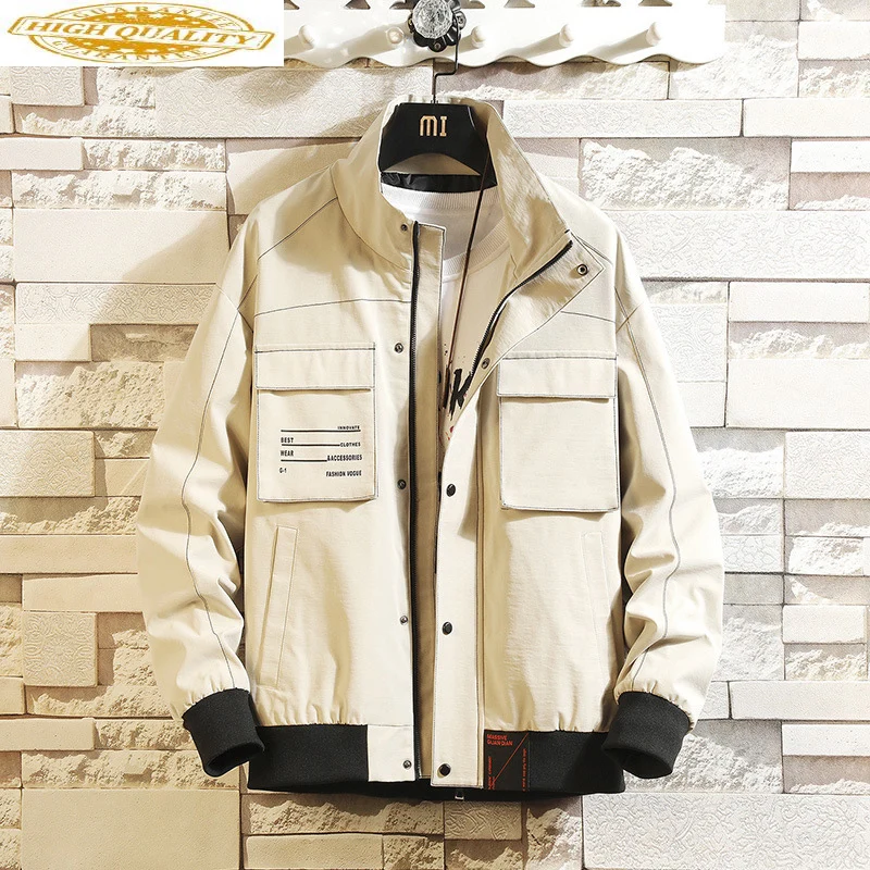

2020 Spring Autumn Jacket Men Plus Size Coat Korean Streetwear Mens Jackets and Coats Casaco Masculino 10102DS320 KJ2656