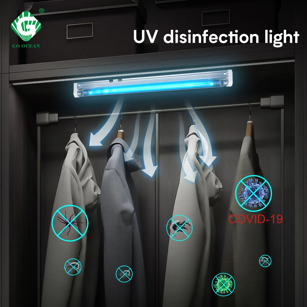 

8W 15W 20W Disinfect Ozone Ultraviolet Lamp 253.7nm Bactericidal Sterilizer UVC Light T5 T8 Germicidal Mite Tube Hospital Home