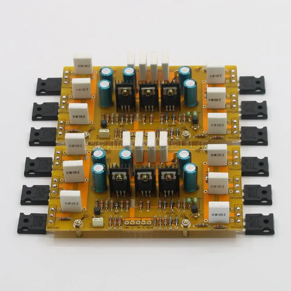 

1 Pair PASS A5 Single-Ended Class A Power Amplifier Board 60W*2 With Balanced & Unbalanced Input