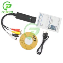 Adaptateur USB 2.0 Easycap pour Capture vidéo, 1 canal, pour TV, DVD, VHS, Audio, PC, convertisseur DVR