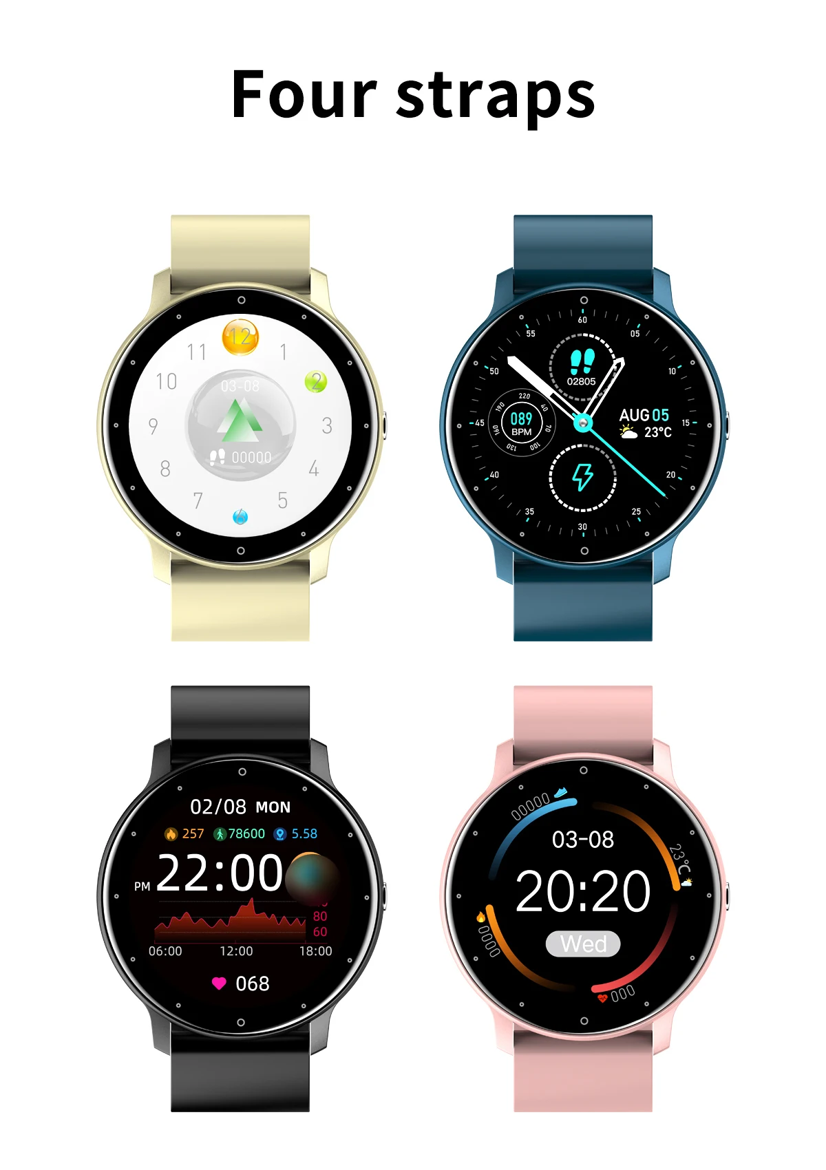 dwaterproof água smartwatch para ios android