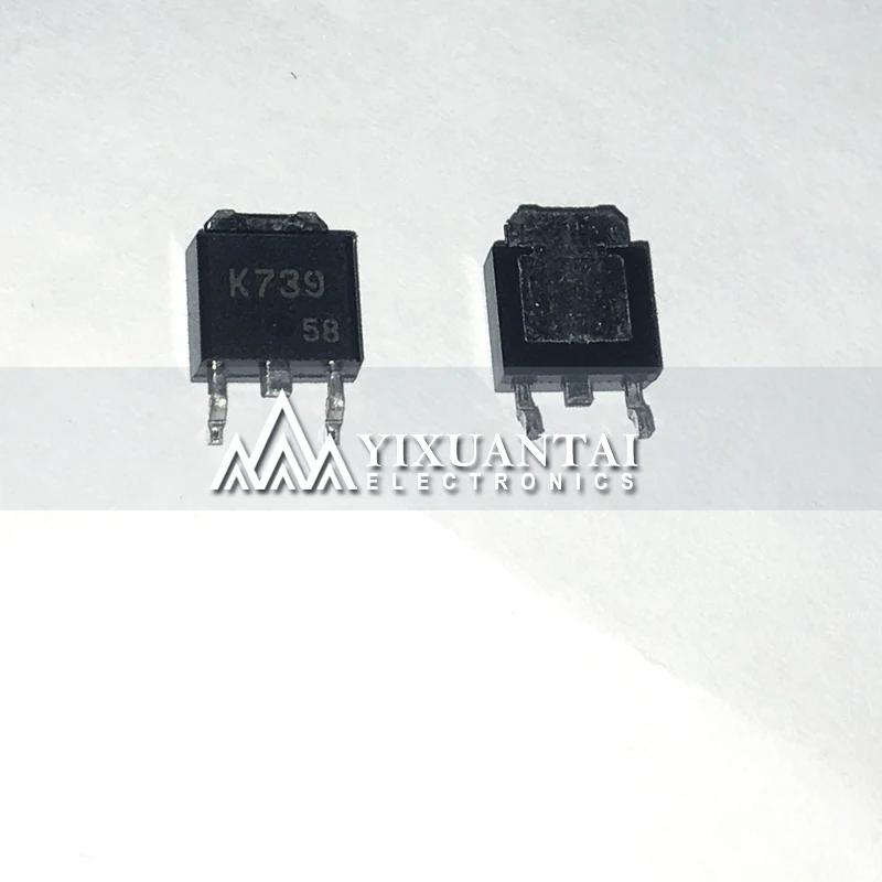 50 шт./лот PHD101NQ03LT PHD3055E 2SK739 K739 2SK739-Z-T1 K739 TO252 - Габаритные размеры: 2SK739