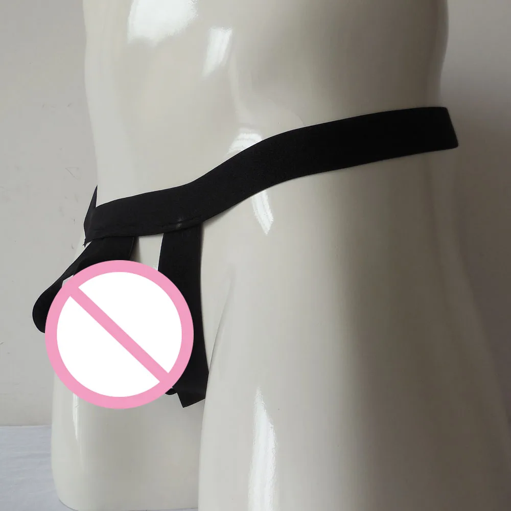 Sexy T-back Design String Thong Underwear  for Men Stretchy Open Pouch Rings G-Strings & Thongs Stretchy Jockstrap Underwear